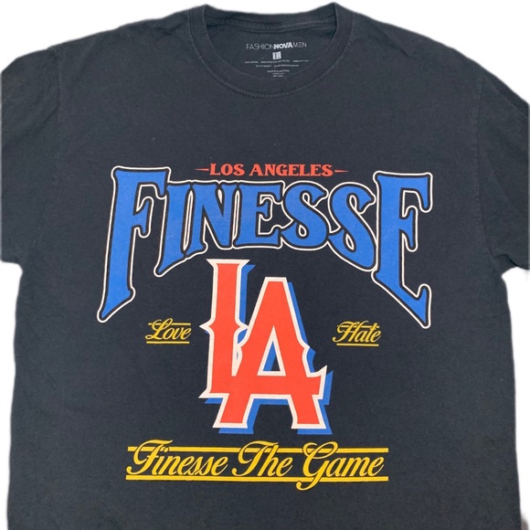 Fashion Nova Other - Fashion Nova Men L.A Finesse The Game Shirt Size:L